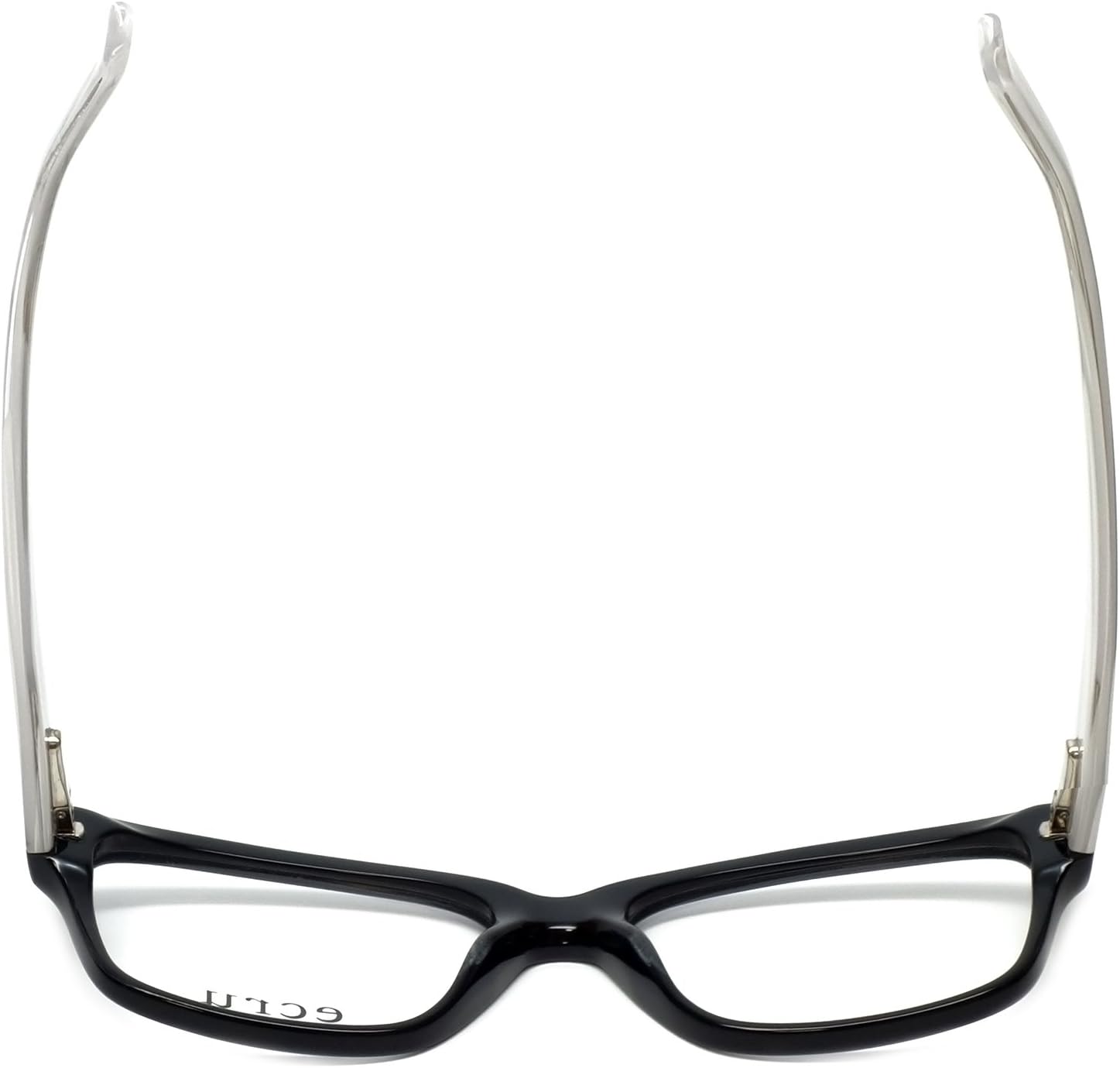 Ecru Designer Reading Glasses Collins-036 in Black 53mm