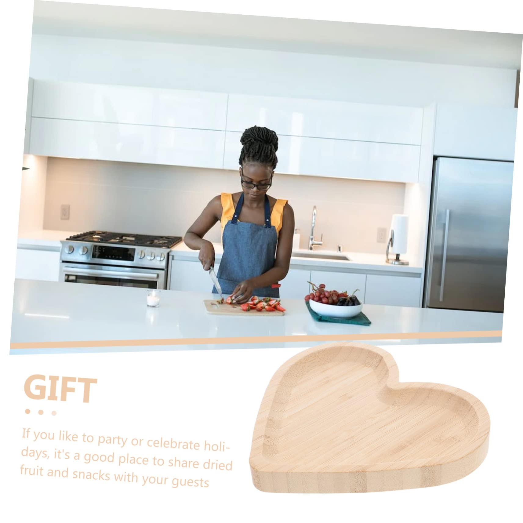 Amazon.co.jp: HAKIDZEL ハート型木製トレー フルーツ収納