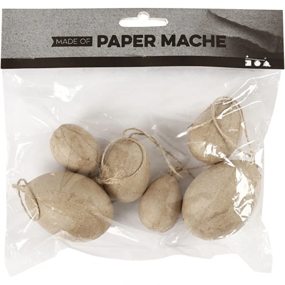 Eggs, H: 3+4+5 cm, 6pcs