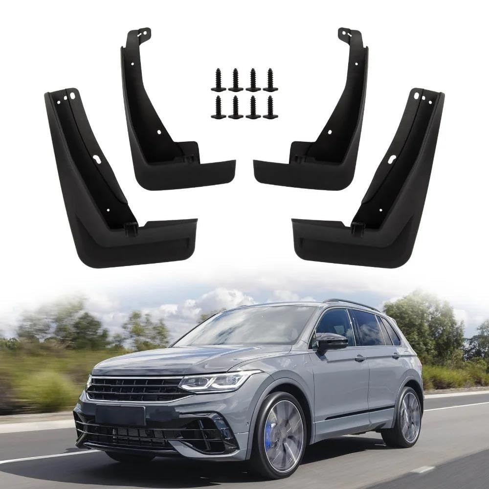 Jeu De 4 Bavettes Garde-Boue Pour Volkswagen T-Roc (2017-2021) - Faciles à Monter - Protection Anti-Éclaboussures - 11