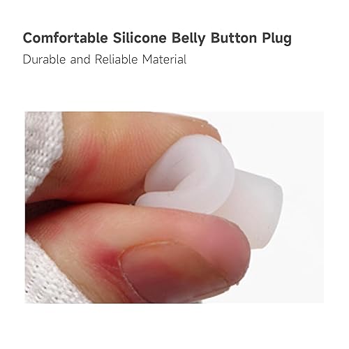 Miniatura 4 de NIIIYTYB 12 tapones de silicona para ombligo Entrenamiento de abdomen para reparación de hernia umbilical, retenedor, cubierta y herramienta de