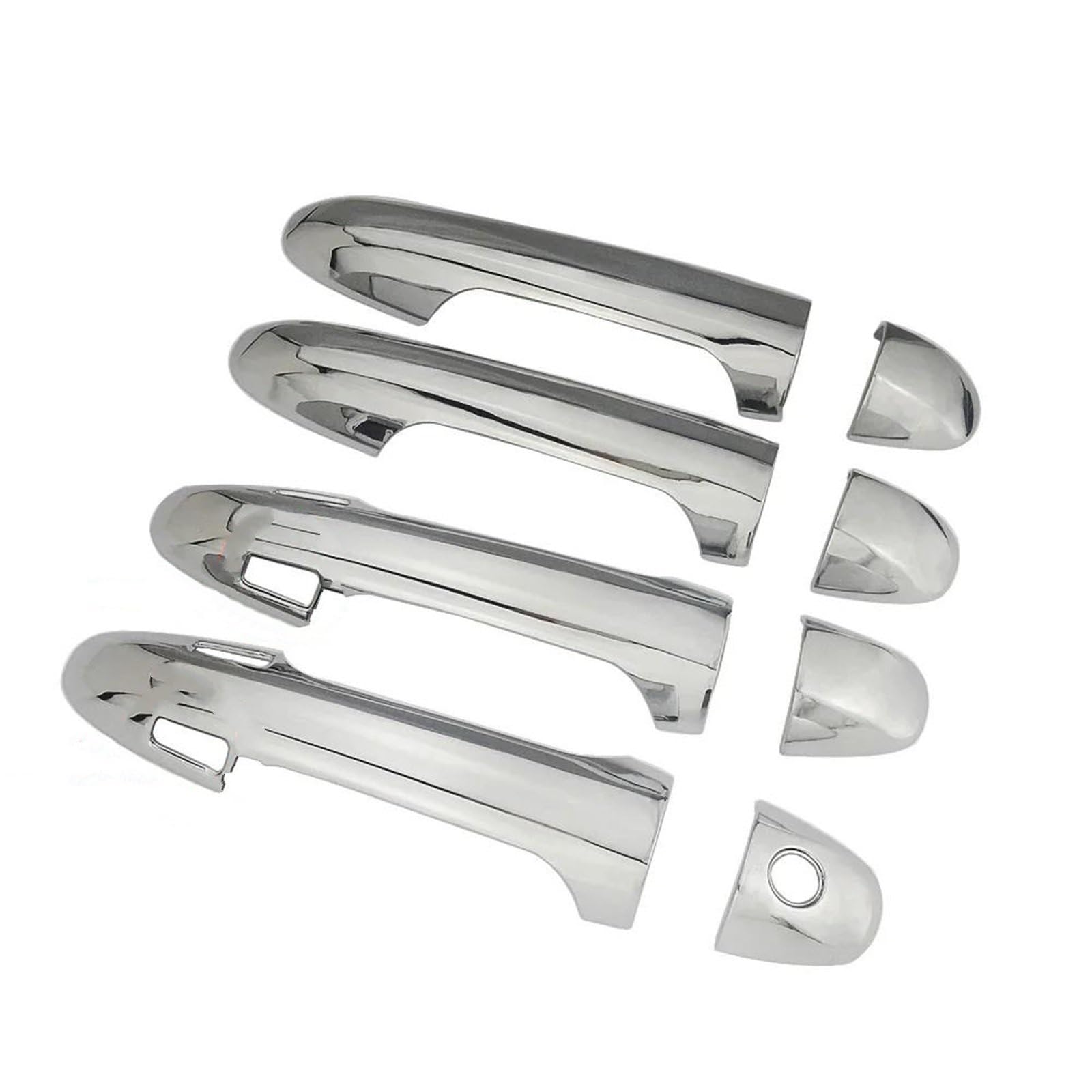 Piwine Style 2 For Highlander For Kluger 2015-2019 Xu50 Car Exterior Chrome Door Handle Cover Trim Protection Sticker Cover Assembly(Style 2)