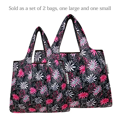 Image of allydrew Large Foldable Tote Nylon Reusable Grocery Bag