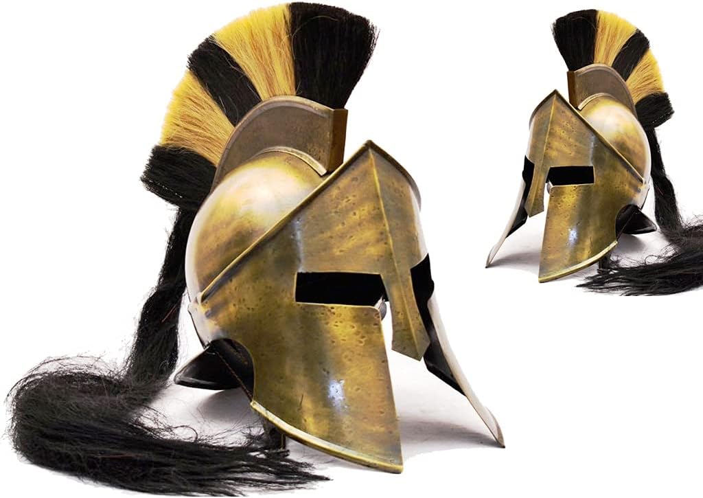 THOR INSTRUMENTS Medieval King Leonidas Greek Spartan 300 Armor Helmet Rustic Vintage Home Decor Gifts