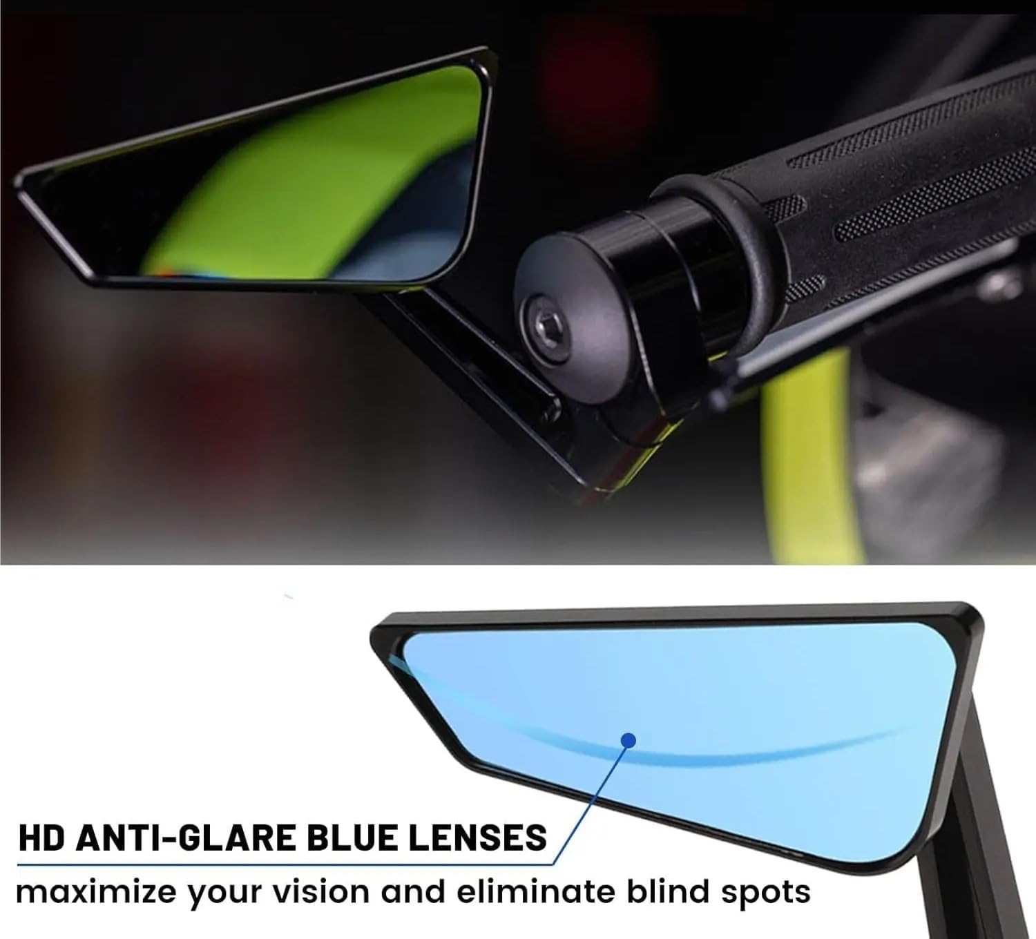 Lusterka Wsteczne Motocykla Moto Lusterko końcówkowe kierownicy