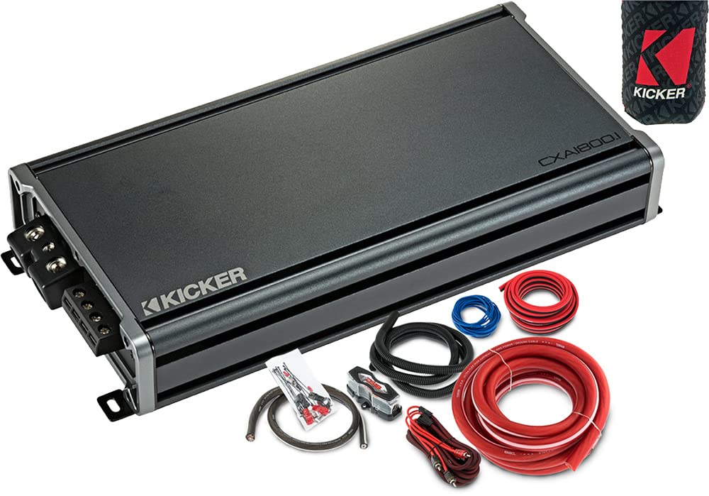Amazon.co.jp KICKER アンプとアンプキット 2点パック CXシリーズ 1800W RMS クラスD モノブロックアンプ