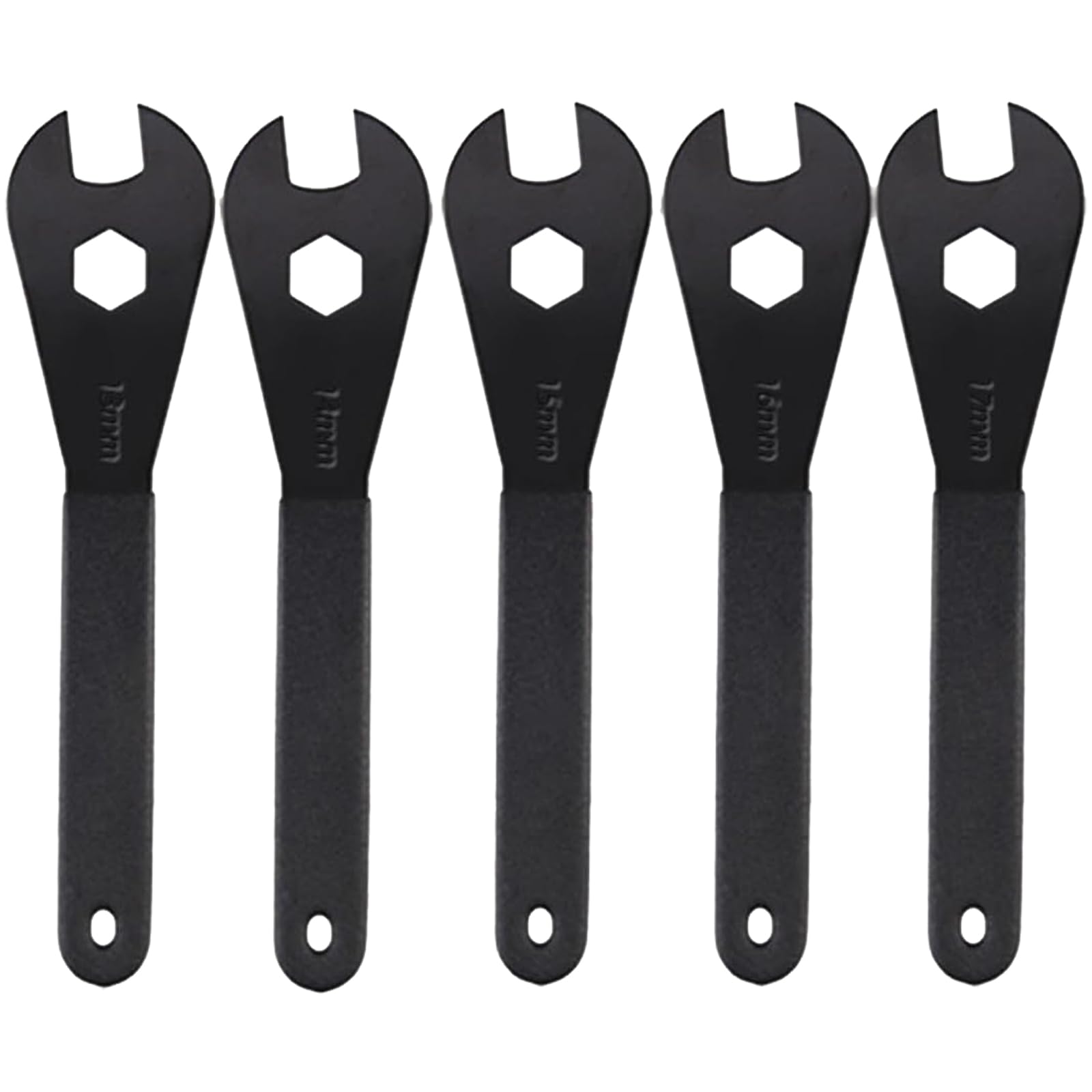 YOYEAH Konusschlüssel Set 13-17mm Fahrradwerkzeug, Pedalschlüssel & Konusschlüssel Fahrrad, für Parktool Alternative für Tretlager Werkzeug & Fahrrad Multitool, Langlebig Kohlenstoffstahl