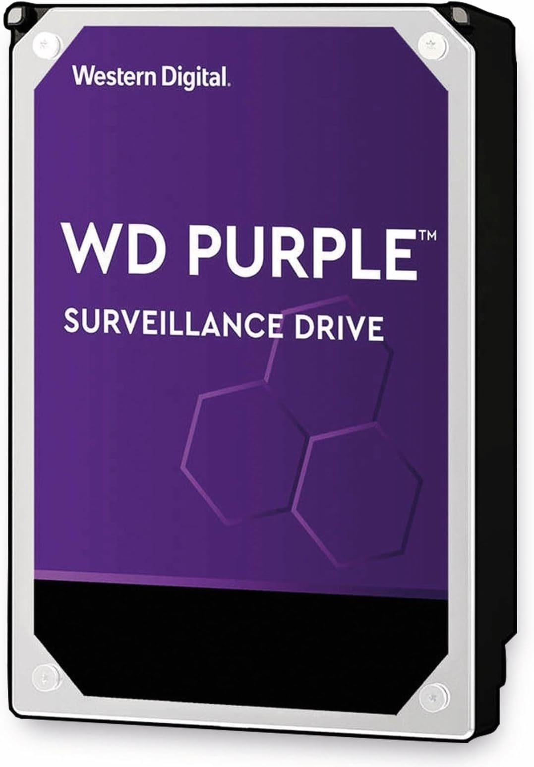 WD Purple 12TB Surveillance 3.5 Inch SATA 6 Gb/s Hard Disk Drive with Allframe 4K Technology - 360TB/yr, 256MB Cache 7200rpm - WD121PURZ