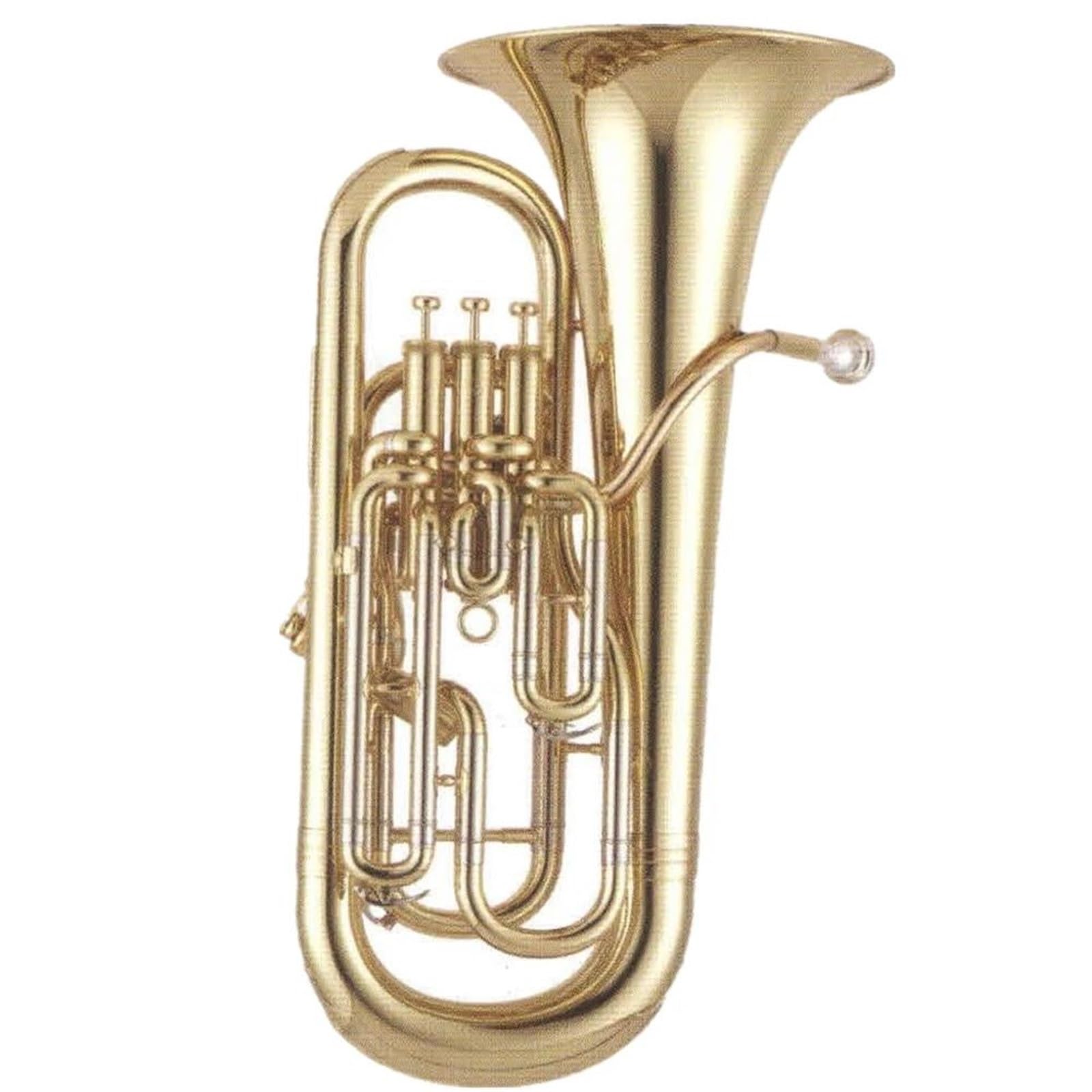 Eufonium 4 Piston B Flat Profesjonalne Złote Lakierowane Eufonium Do Występów Muzycznych Dla Dorosłych
