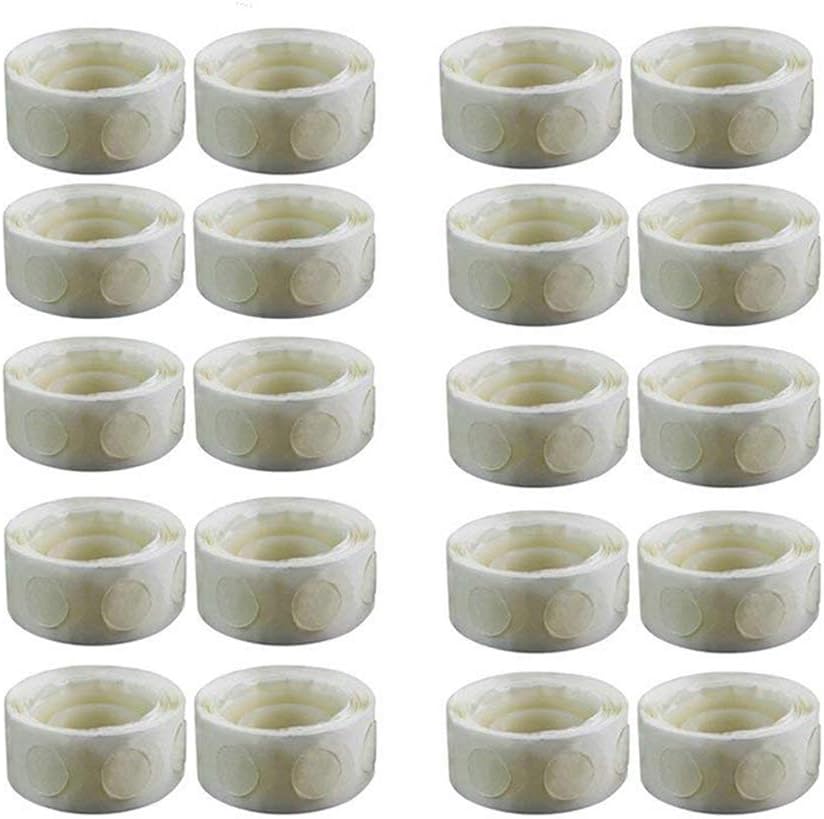 2000 PCS Glue Point Clear Balloon Glue Removable Adhesive Dots Double Sided Dots of Glue Tape for Balloons Party or Wedding Decoration,20 Rolls