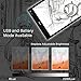HUION LB4 Light Box Wireless Battery Powered Ultra-Thin Portable A4 Size LED Light - 12.6x9 inch