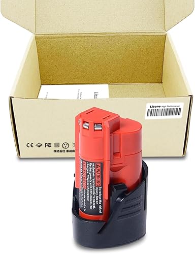 Miniatura 8 de Lizone Paquete de 2 baterías de litio de 3Ah 12V de repuesto para batería Milwaukee de 12 V