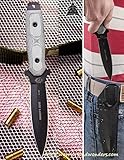 TOPS Ranger's Edge Double Edge Combat Knife RE3010 Micarta Handles
