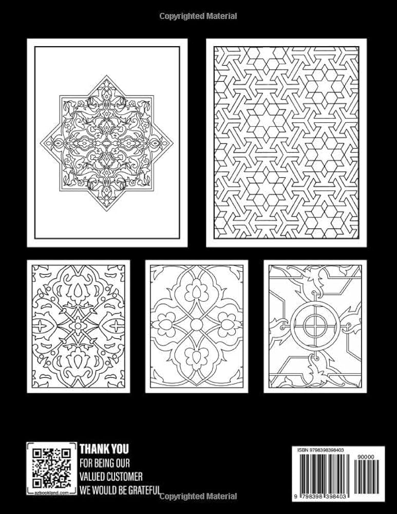 Amazon.com: Islamic Patterns Coloring Book: Get Islamic art pattern coloring pages for adults and teens to relax and color. Perfect gifts for friends, women, and white elephant exchanges.: 9798398398403: Klein, Salma: Books islamic-patterns-for-kids-get-coloring-pages