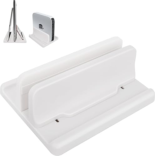 Soporte vertical para portátil Nueva versión dos almohadillas de goma más y diseño almacenable con llave hexagonal Base ajustable de plástico ABS de