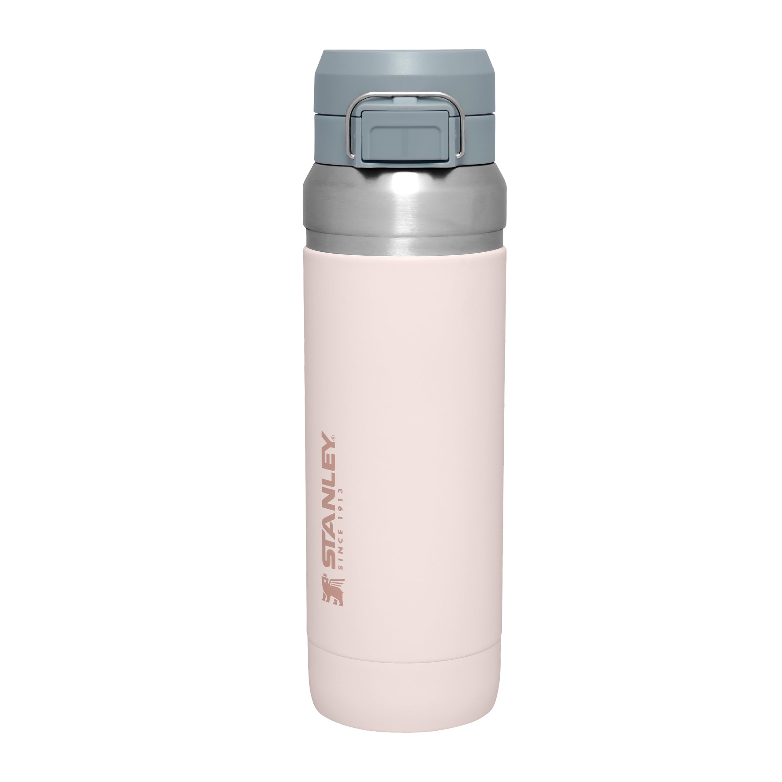 STANLEY 1913 Quick Flip Trinkflasche 1.06L - Rose Quartz | 18 Std. kalt - Auslaufsicher - BPA-frei - Spülmaschinenfest