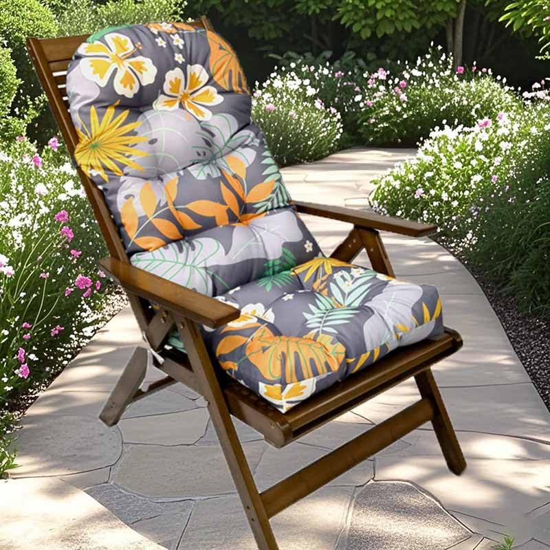 (solo cuscino per seduta) Cuscini impermeabili per dondolo da esterno, 110 x 50 cm, cuscini di ricambio per panca da giardino, per patio, terrazza e cortile, comfort