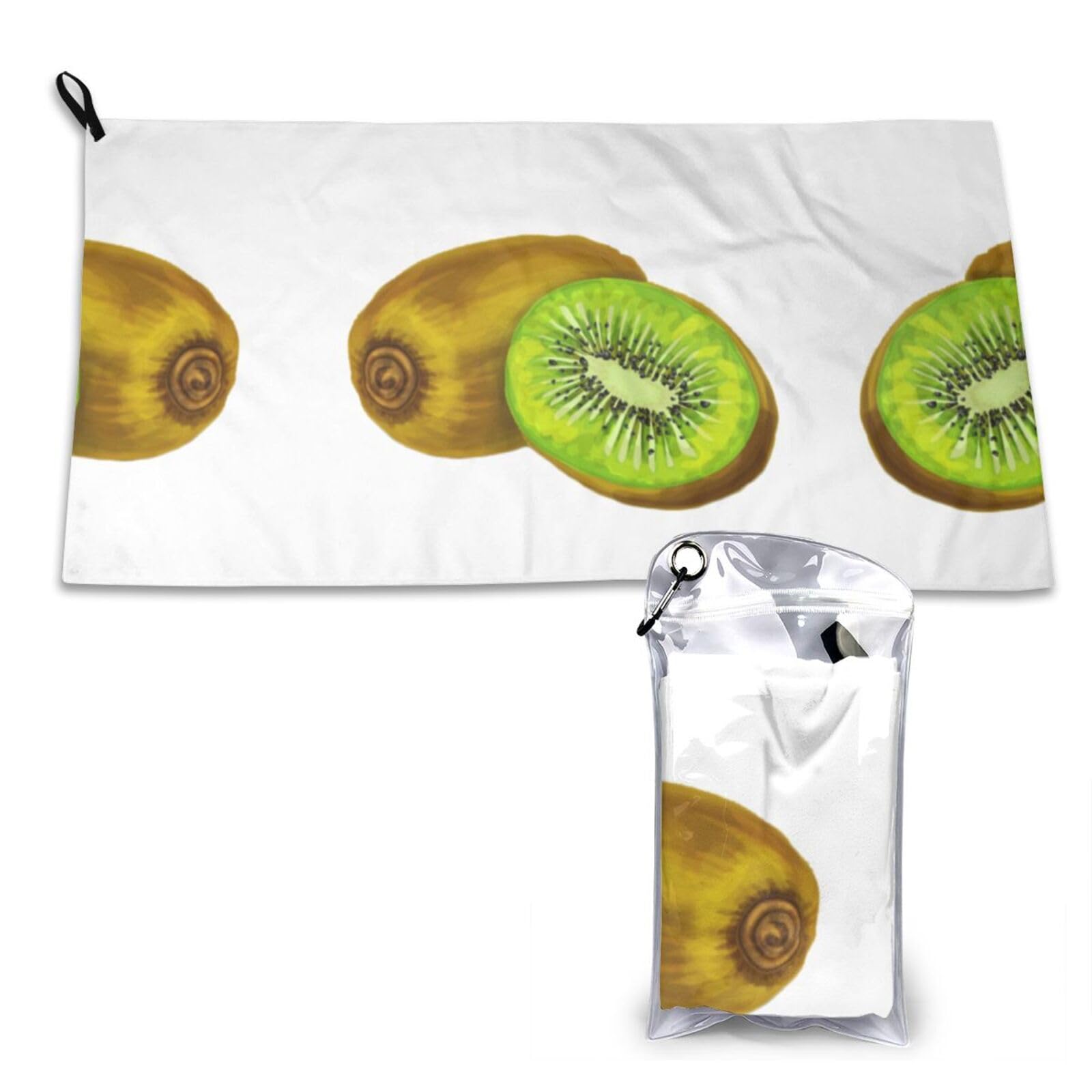 WXWJSHMGC Kiwi Print Cooling Towel, Gym Towel,Cooling Towels For Neck, Soft Breathable Travel Cool Towel,Sports Towels For Gym,Camping