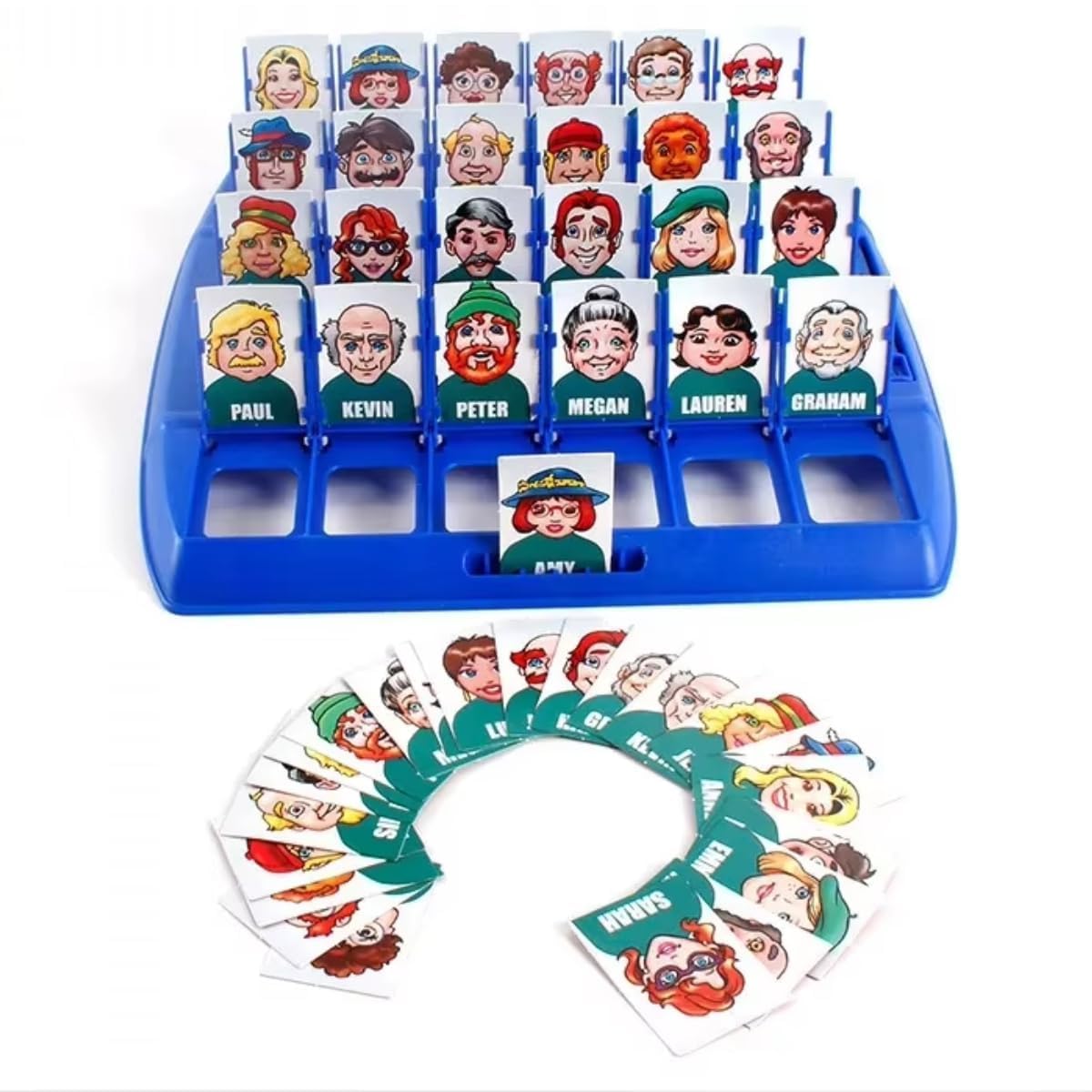 Quién es It? - Juego de mesa clásico para niños y adultos, divertido juego de rompecabezas para viajes, fiestas y noche de juegos Quién es It? - Juego de mesa clásico para niños y adultos, divertido juego de rompecabezas para viajes, fiestas y noche de juegos