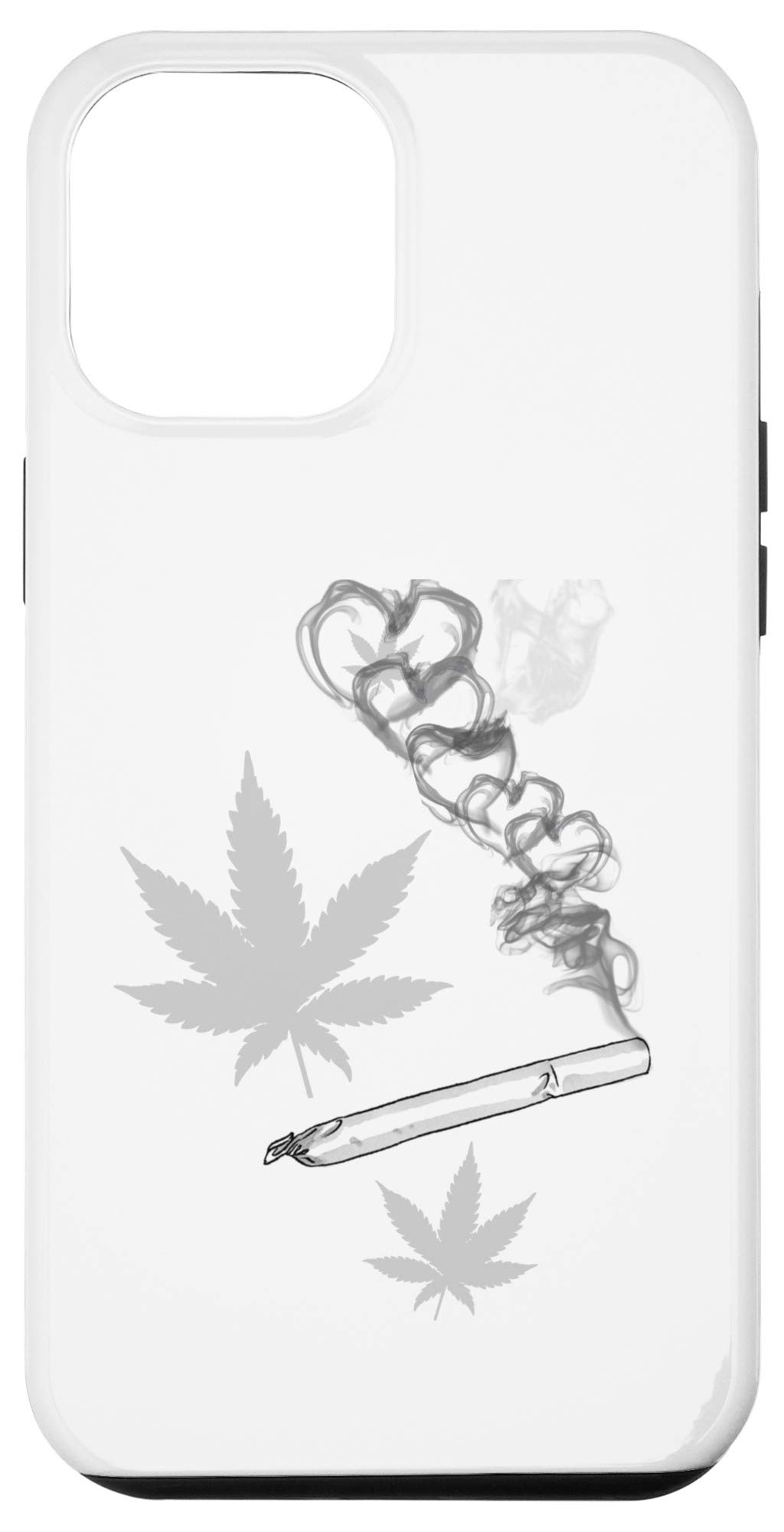 iPhone 12 Pro Max Marijuana Leaves Smoking Blunt Graphic Case