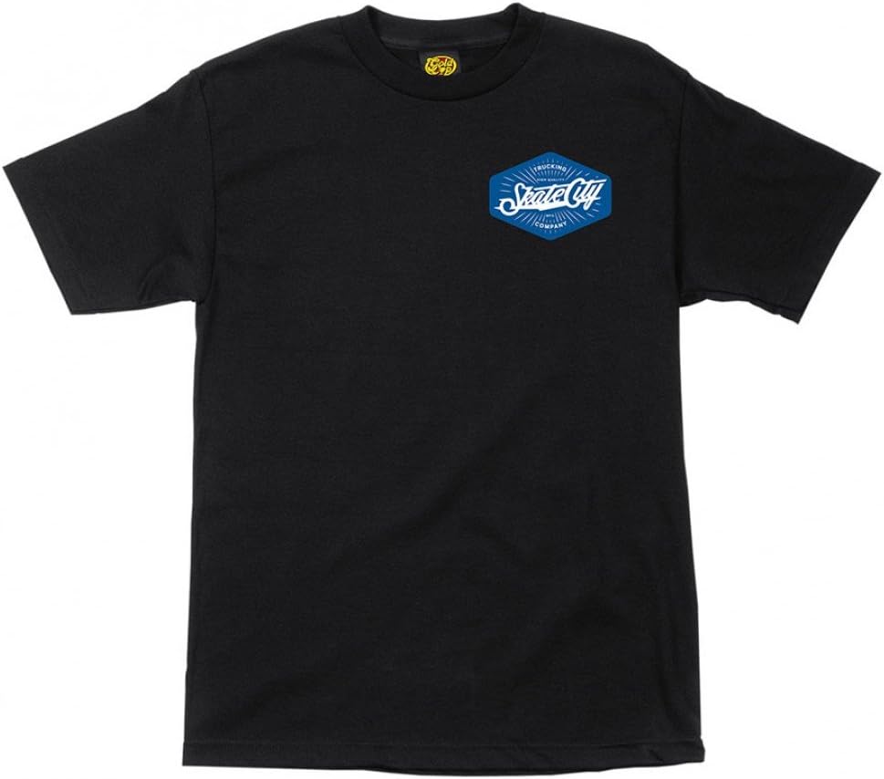 Banana Board Men's Gold Cup Skate City Logo T-Shirt Large Black