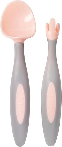 Miniatura 15 de b.box Toddler Cutlery Set – Patented FLORK Flower Fork & Easy-Grip Spoon with Travel Case. BPA-Free, Dishwasher Safe. Designed by Occupational