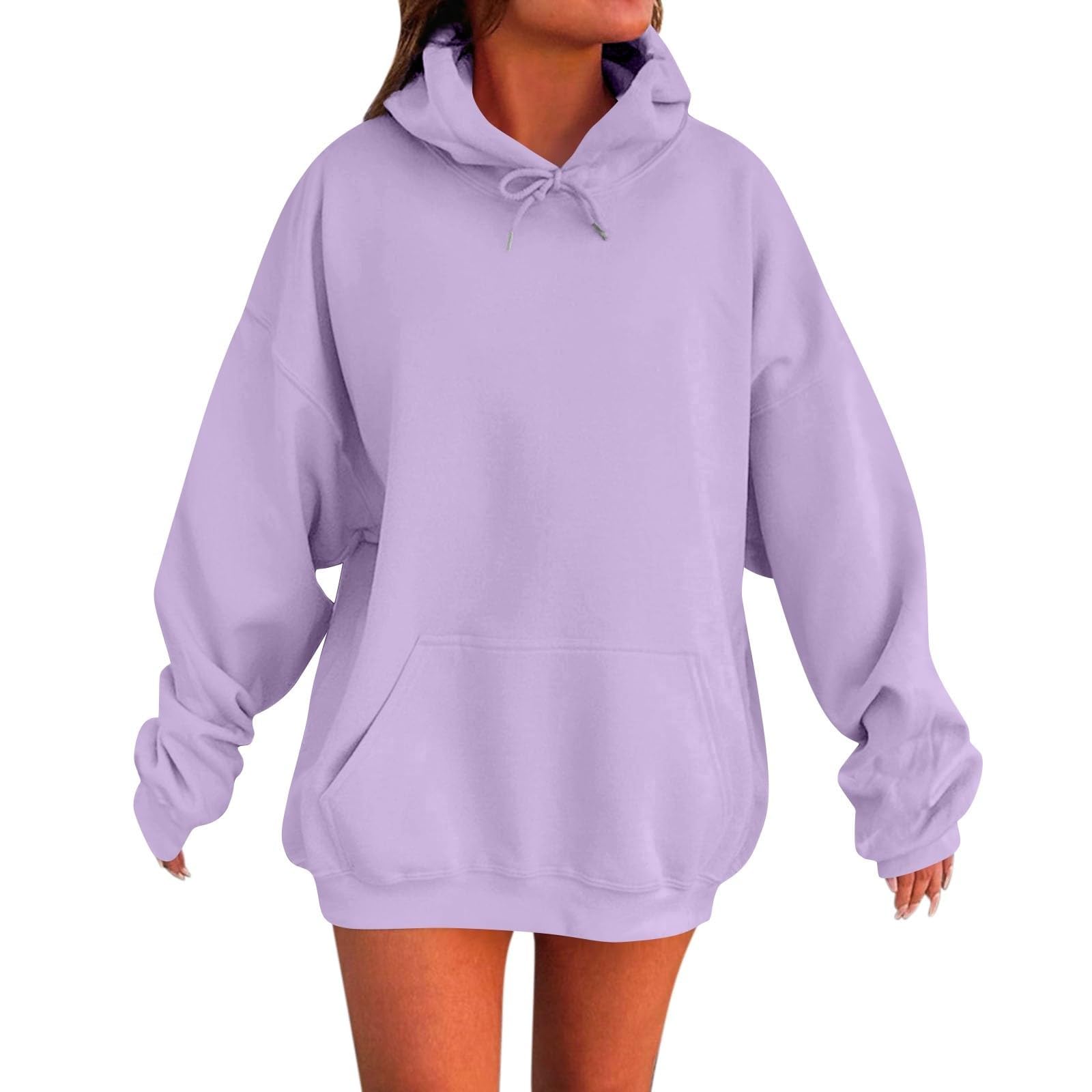 Womens Oversized Hoodies Cute Sweatshirts Fleece Hooded Pullover