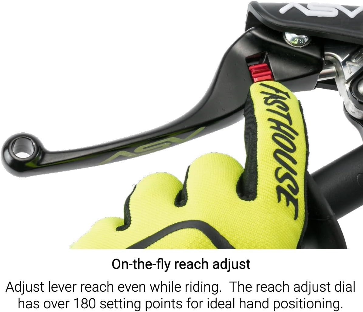 ASV Unbreakable F4 Quad ATV Clutch and Brake Lever w/Perch # BC F4A206SX - Orange