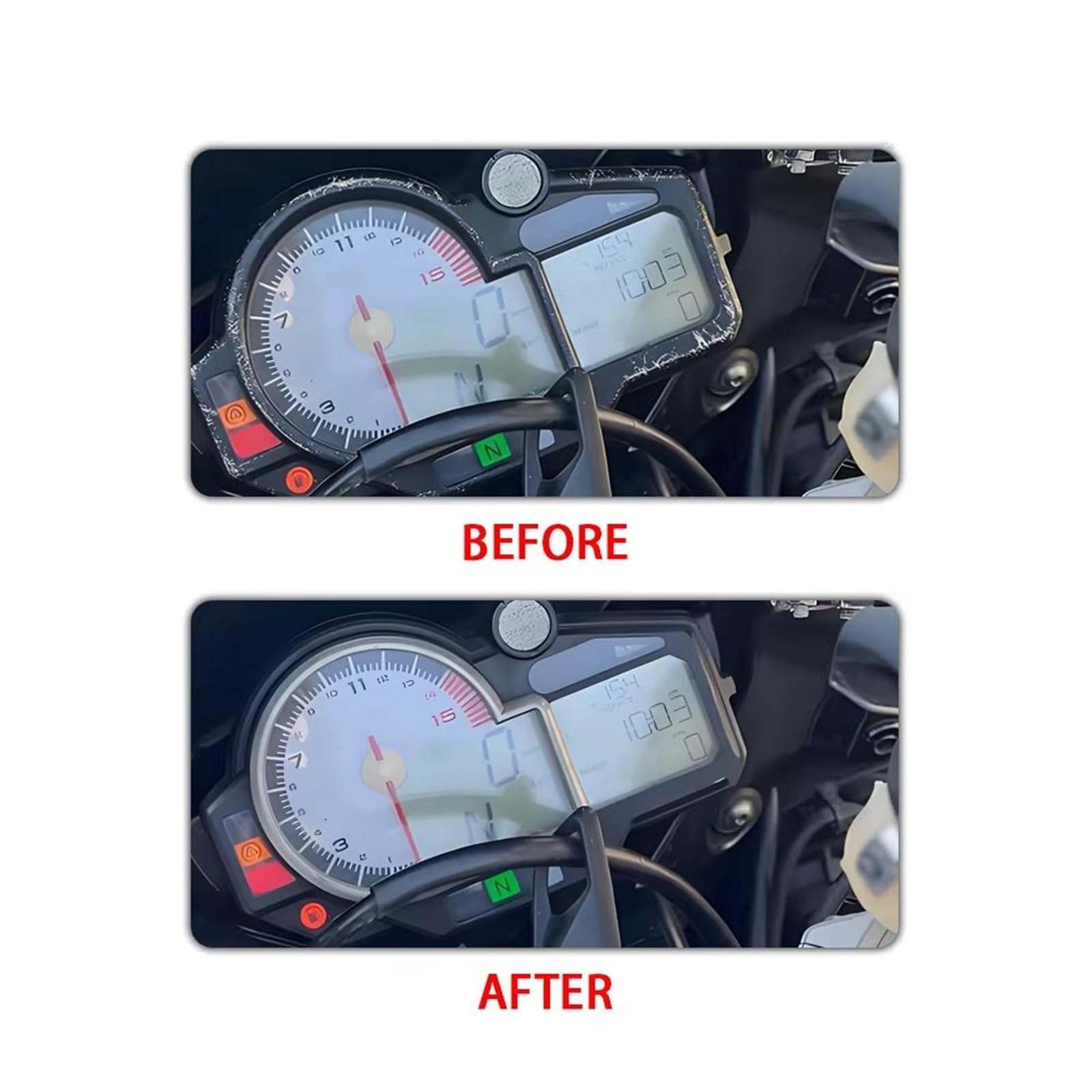 Marco Instrumento Compatible Con Para S1000RR Para HP4 2009-2014 Velocímetro Odómetro Instrumento Funda Carcasa Tacómetro Cubierta