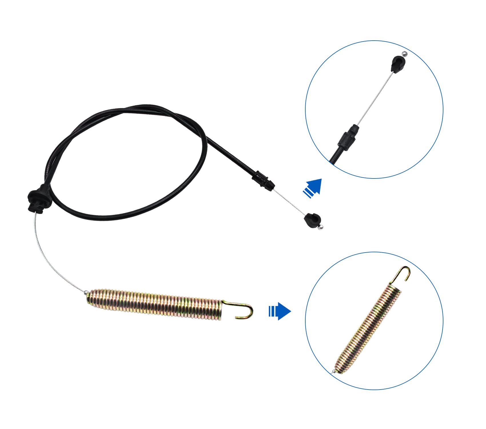 Pro-Parts 175067 - Cable de Repuesto para cortacésped Craftsman AYP Husqvarna Poulan175067 169676 532169676 532175067 21547184