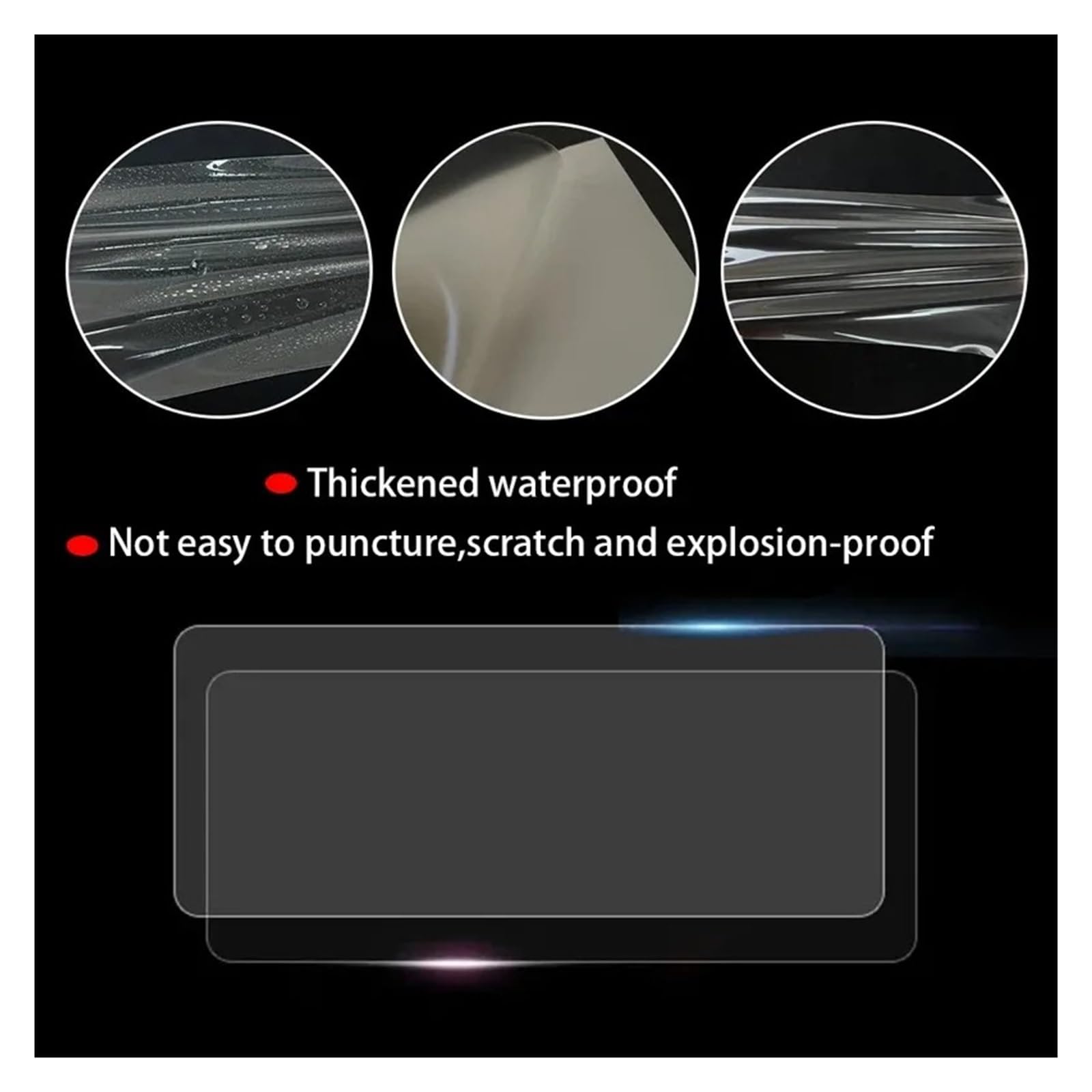 Motocicleta Protector Pantalla para AS125 AS 125 Instrumento De Motocicleta Velocímetro Tablero Película Protección contra Rayaduras Panel Protector Pantalla(10 Set)
