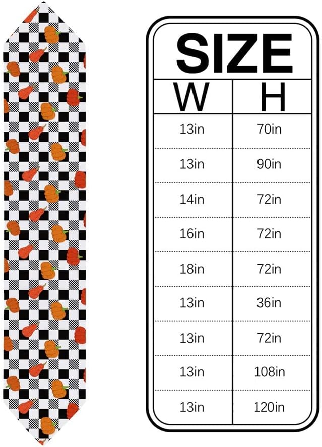 Autumn Plaid Table Runners Holiday Wedding Decor Dinning Table Cover Christmas Decorations Table Cloth(33x229cm)