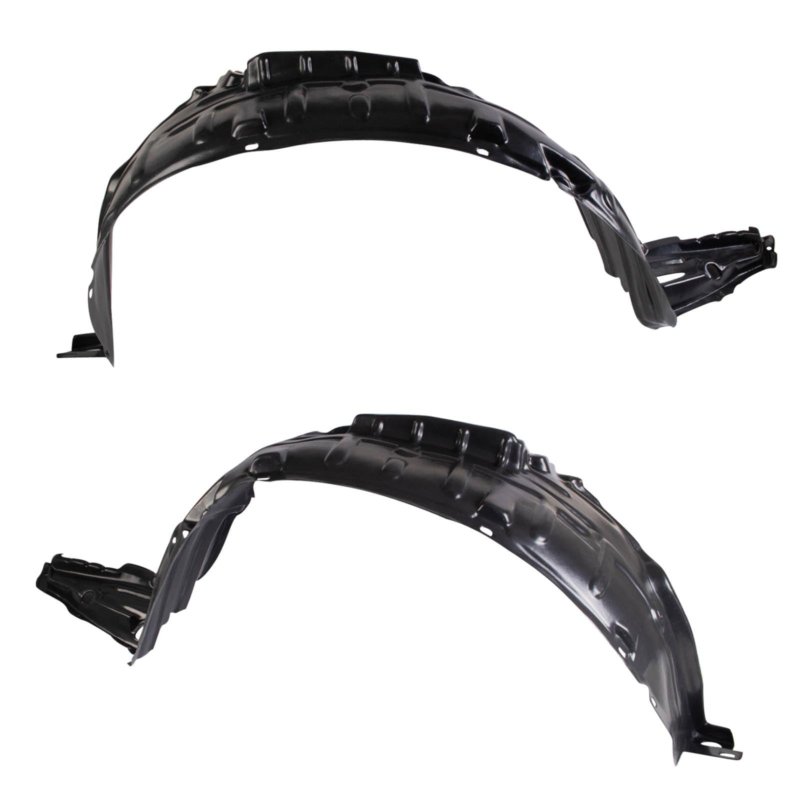 TRQ Inner Fender Liner Set Compatible with 2000-2001 Nissan Altima NI1250110 NI1251110