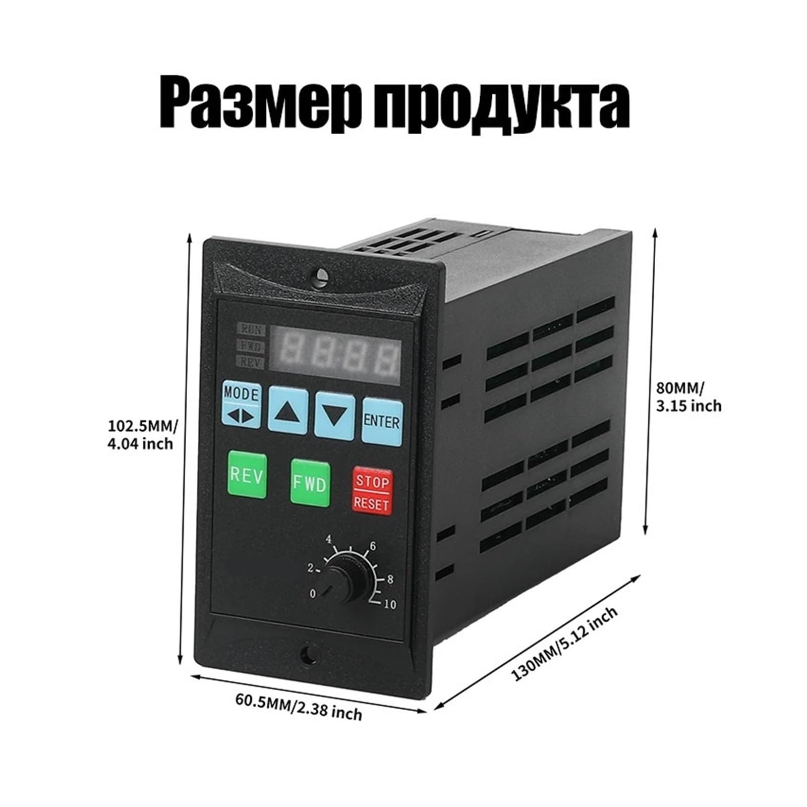 Azionamento motore RS485 con inverter monofase-trifase VFD da 220 V 750 W