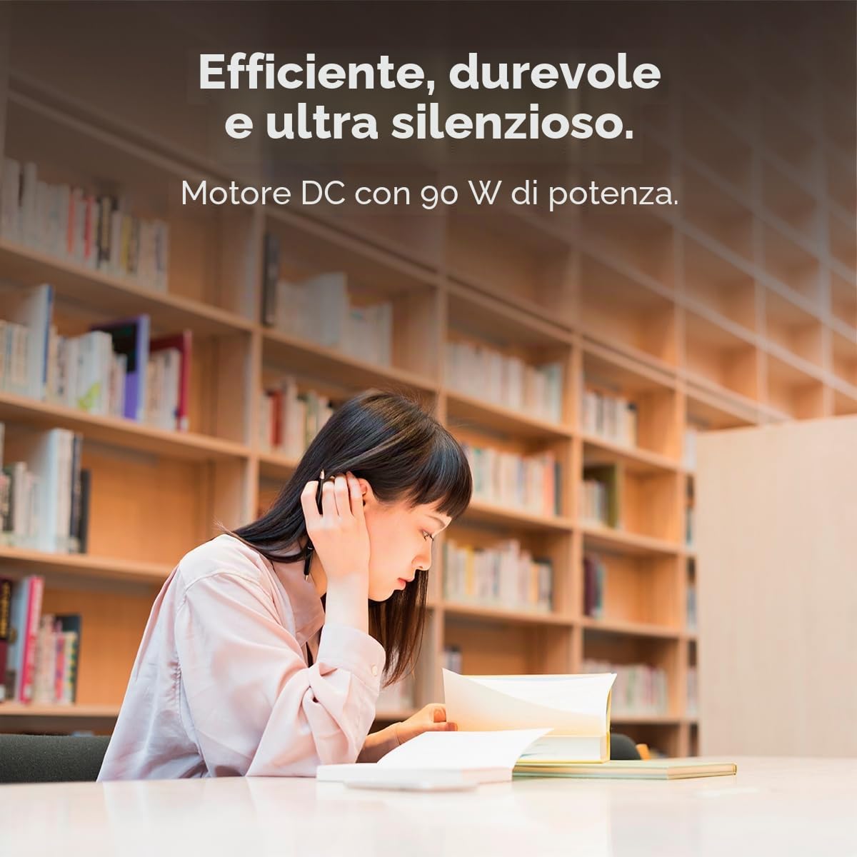 Cecotec - Ventilatori da Soffitto EnergySilence Aero 10000 Pro - 56 W, Diametro 254 cm, Telecomando, Timer Fino a 8 Ore, 6 Velocità, 6 Velocità, Estate/Inverno, Altezza Regolabile