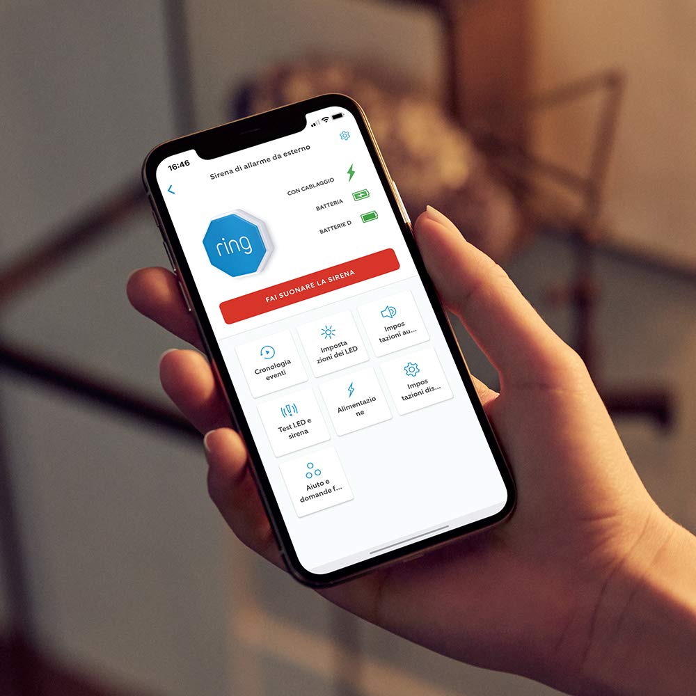 Sirena per esterni Ring Alarm, da Amazon