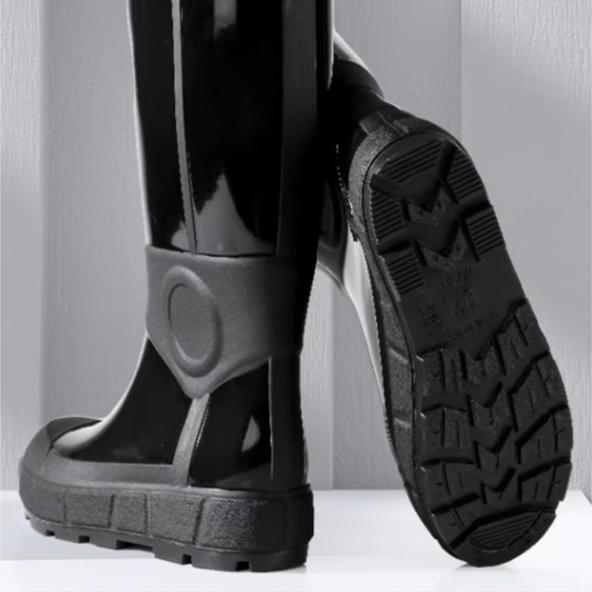 Kalosze Gumowe Buty Damskie Kalosze Outdoorowe, Wysokie Buty Do Wody, Antypoślizgowe, Wodoodporne, Gumowe Buty Kalosze Robocze