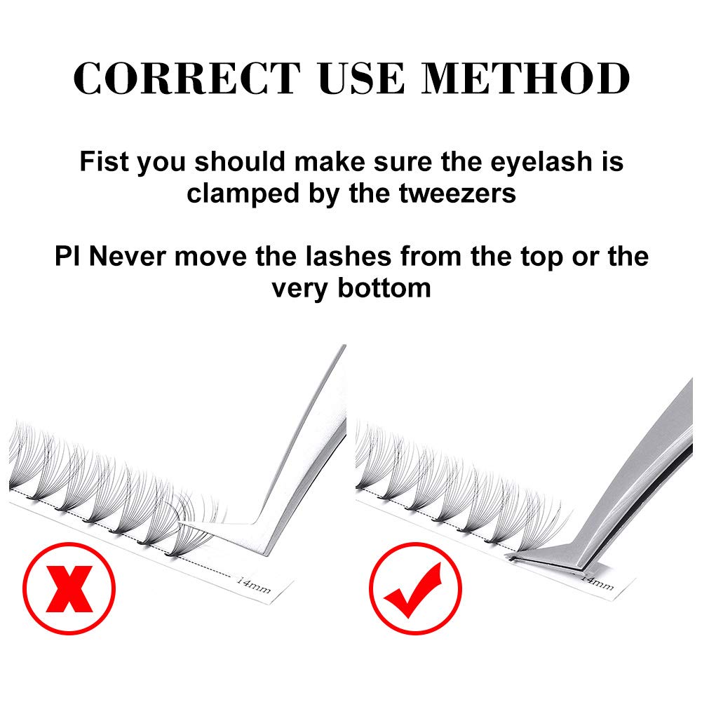 Volumen Ruso 10D 0.07mm C Curl 15mm Prefabricados Extensiones de Pestañas Volume Lashes Extension Ruso Pestañas — view 260