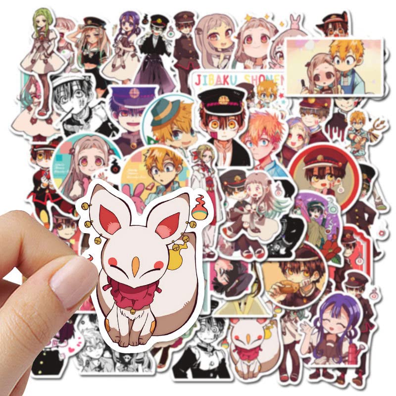 50 Hanako Kun Aufkleber - Coole Manga Sticker Für Tassen & Laptops