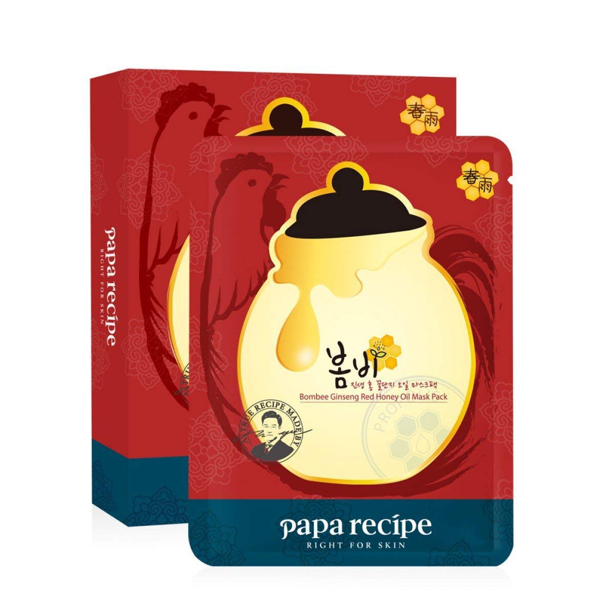 Papa recipe Bombee Ginseng Red Honey Oil Masks Pack