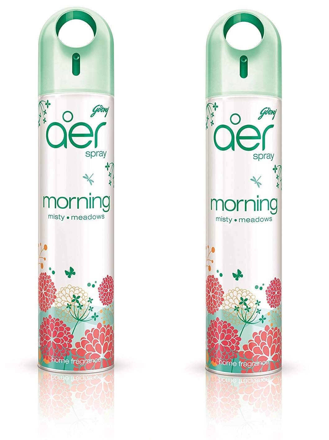 Godrej aer Home Air Freshener Spray - 300 ml (Morning Misty Meadows) Pack of 2