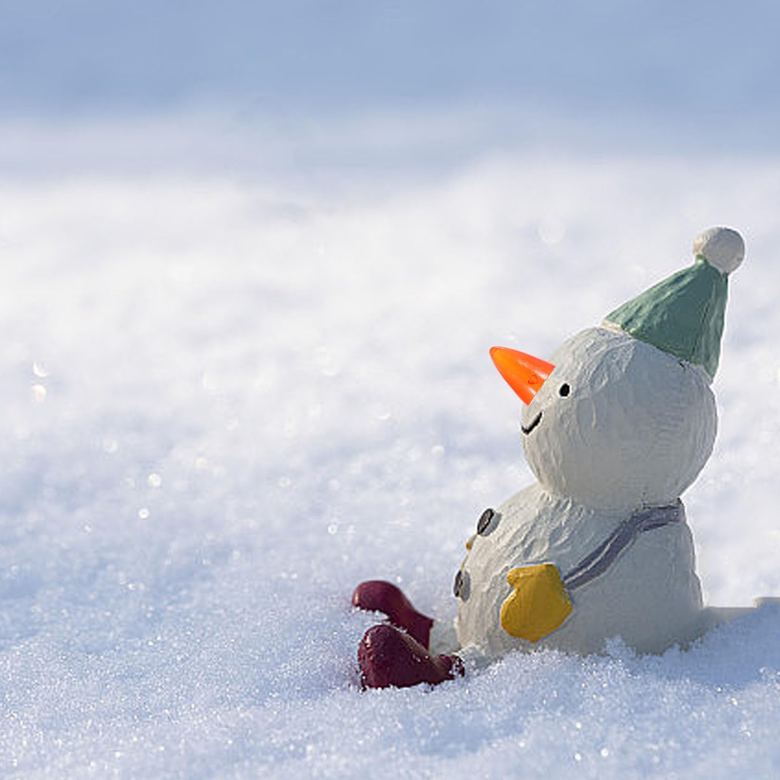 Housoutil 200 Pezzi Naso di Plastica per Pupazzo di Neve Accessori Natalizi per Progetti Fai da Te e Decorazioni Artigianali per Bambole e Pupazzi