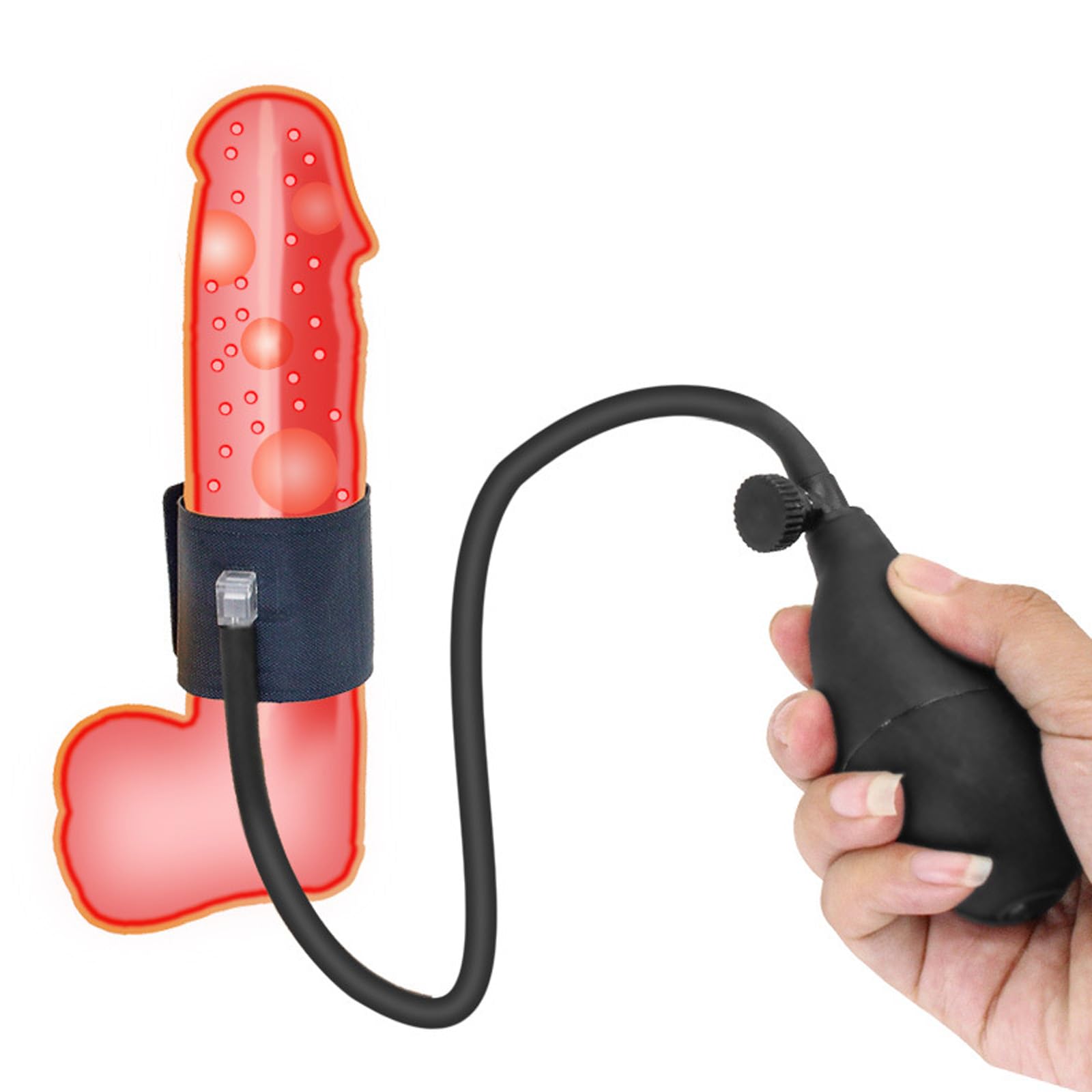 ZYHNYTAO Aufblasbare Penis Sleeve mit Pumpe Einstellbarer Cockringe fr  Langanhaltende Erektion Cock Hlse fr Enhancement Verzgert Ejakulation  Expansion Penishlle Sex Spielzeug fr Mnner Paare : Amazon.de: Drogerie &  Krperpflege