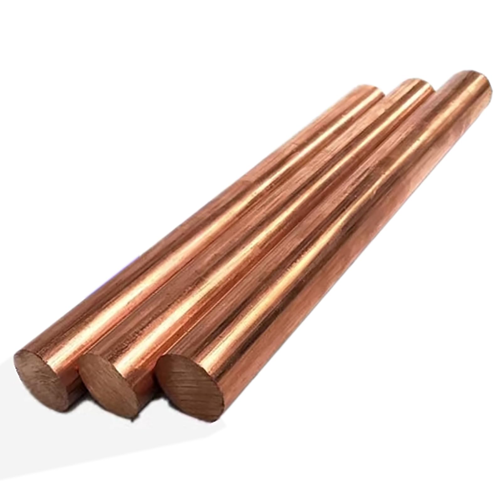 T2 Asta di Ottone Viola Barra Tonda In Ottone Barra di Tornio Barra Ottone Asta Ottone Massiccio 12mm 14mm 15mm 16mm 18mm 20mm 22mm A 80mm Diametro 25cm Lunghezza