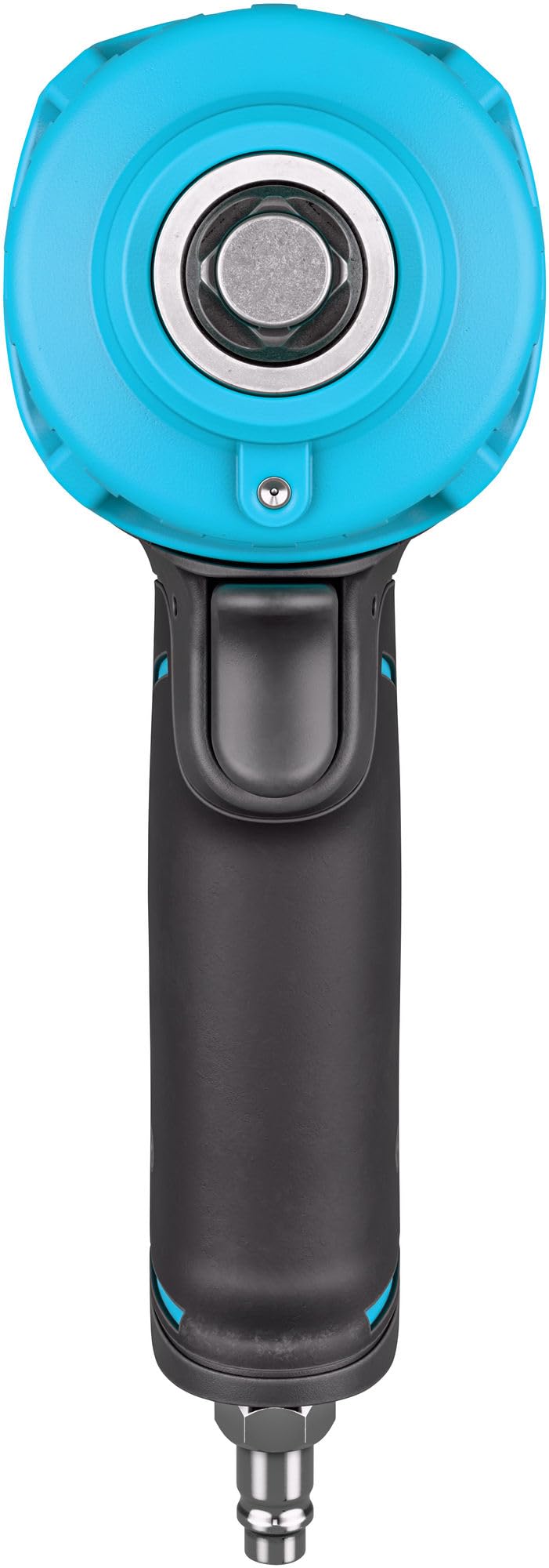 Hazet Schlagschrauber 9012ECO, 1/2 Zoll Vierkant, Lösemoment 1700 Nm, Hochleistungs-Doppelhammer, vierstufig Rechtslauf, kälteisolierter Griff, 198 l/min Luftbedarf