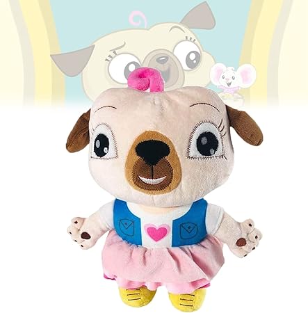 Amazon Co Jp チップとポテトのぬいぐるみ 子供向けのアニメ漫画のパグ犬とマウスのぬいぐるみぬいぐるみ就学前教育ギフト A おもちゃ