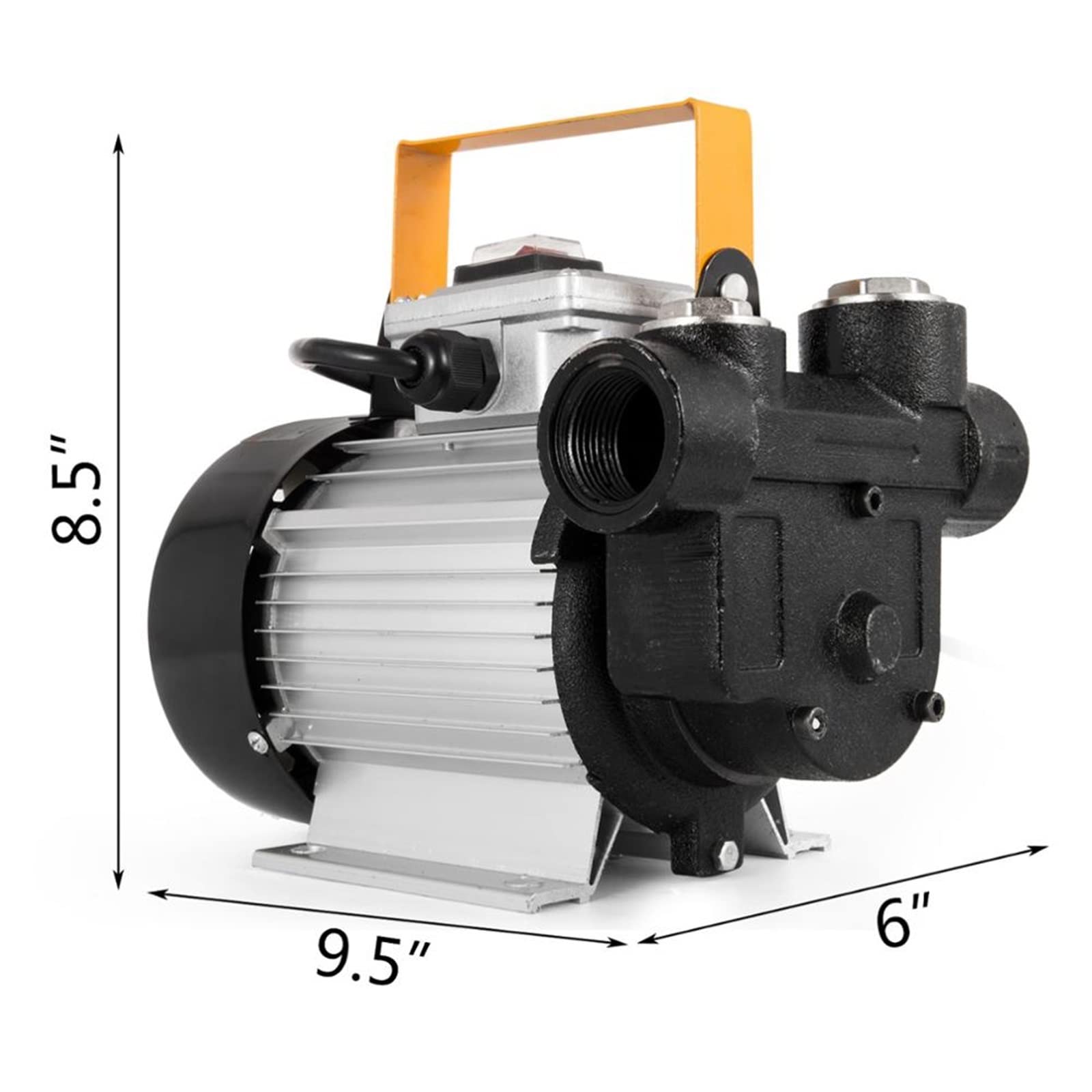 Bomba de diafragma, 550W Profesión 60L/min Bomba de transferencia combustible diésel aceite eléctrico autocebante