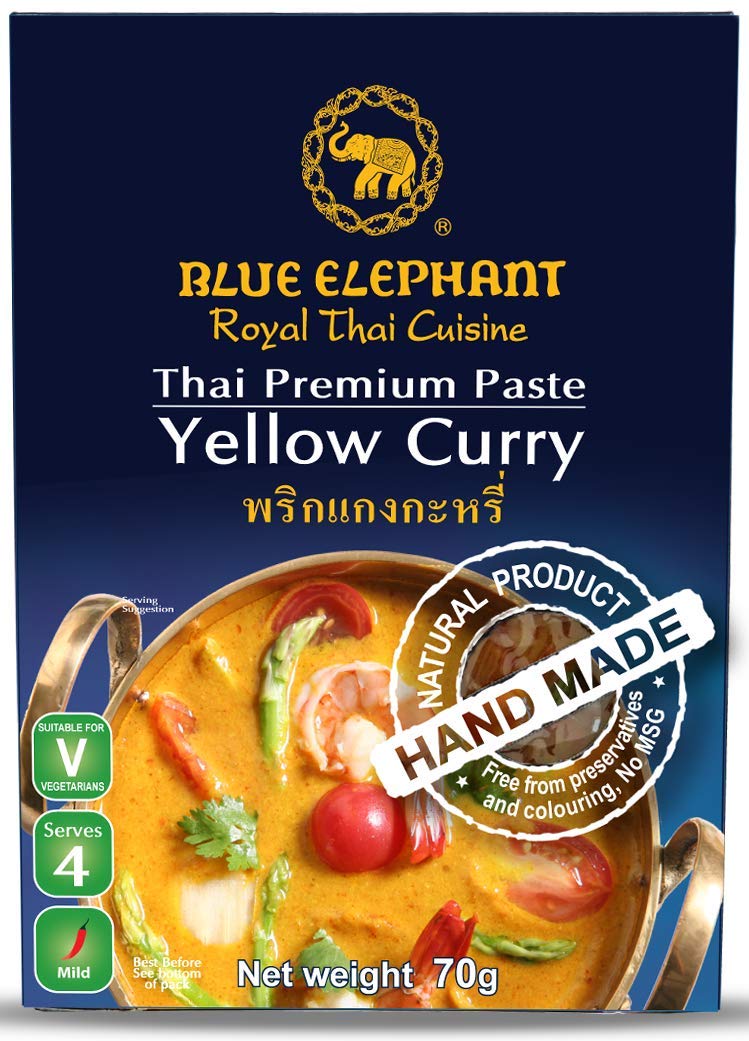 BLUE ELEPHANTThai Premium Paste Yellow Curry 70G