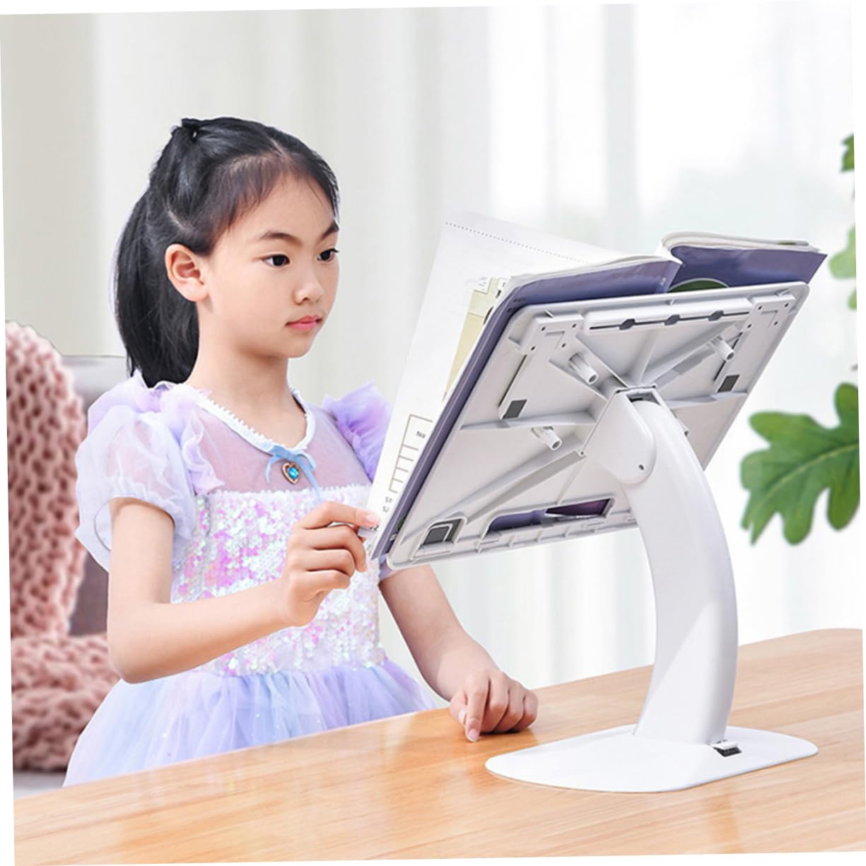 Soporte de Laptop Ergonómico para Escritorio Soporte de Notebook Multifuncional para Estable Pc de Color