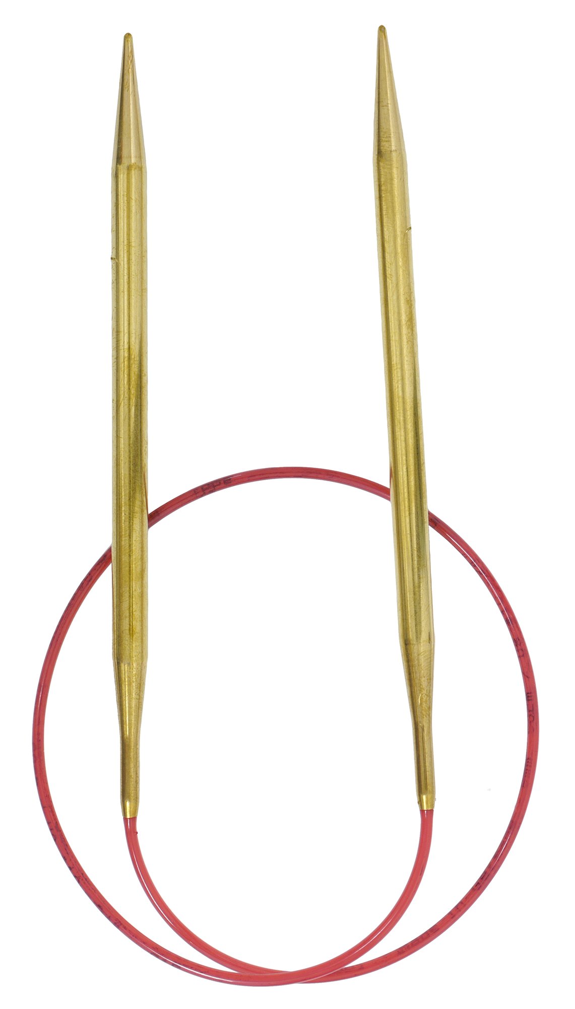 Aiguilles circulaires Addi 60 cm en laiton poli de haute précision